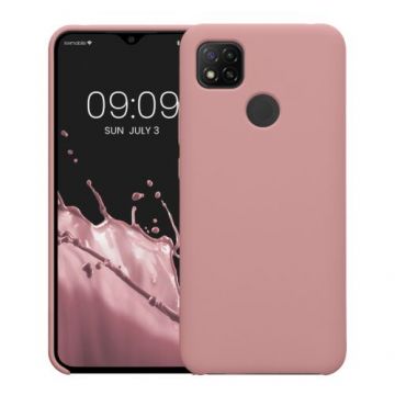 Husa Kwmobile pentru Xiaomi Redmi 9C, Silicon, Roz, 57338.193