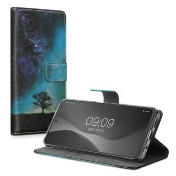 Husa Kwmobile pentru Xiaomi Redmi Note 10 5G, Piele ecologica, Multicolor, 56712.02