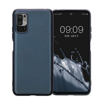 Husa Kwmobile pentru Xiaomi Redmi Note 10 5G, Silicon, Albastru, 57664.239