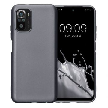 Husa Kwmobile pentru Xiaomi Redmi Note 10/Redmi Note 10S, Silicon, Gri, 57280.232