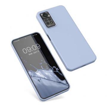 Husa Kwmobile pentru Xiaomi Redmi Note 11 Pro/Redmi Note 11 Pro 5G, Silicon, Albastru, 57373.58