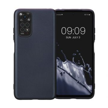 Husa Kwmobile pentru Xiaomi Redmi Note 11/Redmi Note 11s, Silicon, Albastru, 57370.115