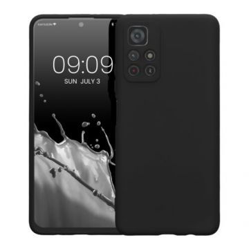 Husa Kwmobile pentru Xiaomi Redmi Note 11S 5G/Poco M4 Pro 5G, Silicon, Negru, 57925.47