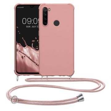 Husa Kwmobile pentru Xiaomi Redmi Note 8, Silicon, Roz, 53490.154