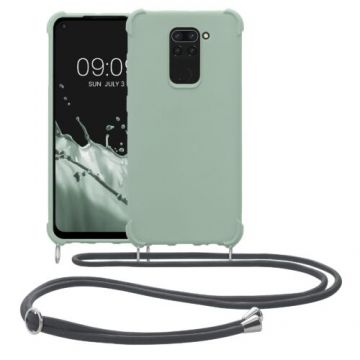 Husa Kwmobile pentru Xiaomi Redmi Note 9, Silicon, Verde, 53147.172