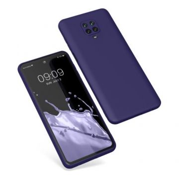 Husa Kwmobile pentru Xiaomi Redmi Note 9S/Redmi Note 9 Pro/Redmi Note 9 Pro Max, Silicon, Albastru, 56562.226