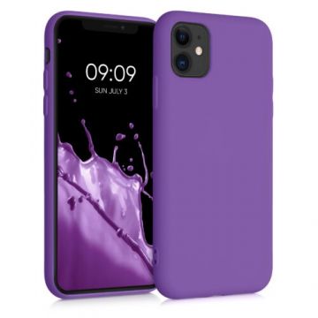 Husa pentru Apple iPhone 11, Silicon, Mov, 50791.221, Kwmobile