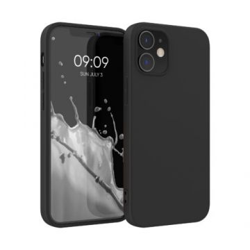 Husa pentru Apple iPhone 12/iPhone 12 Pro, Silicon, Negru, 53938.47