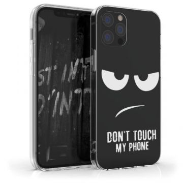 Husa pentru Apple iPhone 12/iPhone 12 Pro, Silicon, Negru, 56113.02, Kwmobile