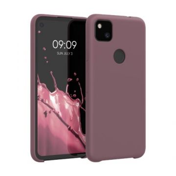 Husa pentru Google Pixel 4a, Silicon, Violet, 52549.183