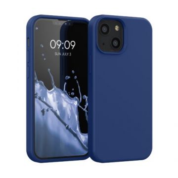 Husa pentru iPhone 13 Mini, Silicon, Albastru, 55877.116