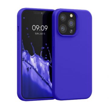 Husa pentru iPhone 13 Pro, Silicon, Albastru, 55880.134