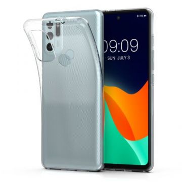 Husa pentru Motorola Moto G60s, Silicon, Transparent, 56239.03, Kwmobile