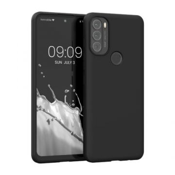 Husa pentru Motorola Moto G71 5G, Silicon, Negru, 56937.47, Kwmobile