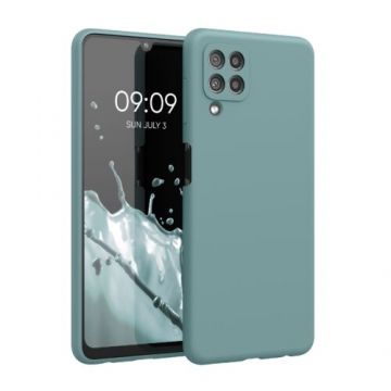 Husa pentru Samsung Galaxy A22, Silicon, Verde, 55500.207, Kwmobile