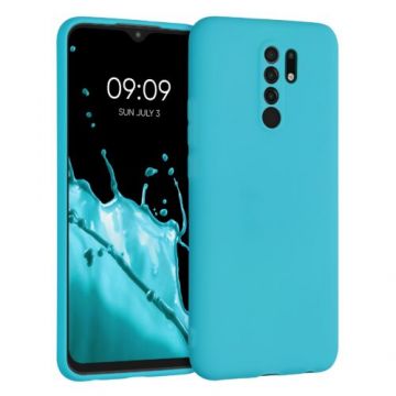 Husa pentru Xiaomi Redmi 9, Silicon, Albastru, 52766.205