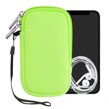 Husa Universala Kwmobile marime XS - 4 inch, Neopren, Verde, 46188.32.44