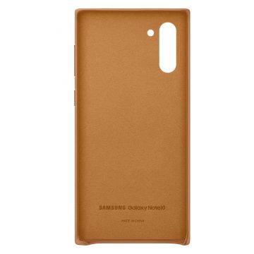 Capac protectie spate Samsung Leather Cover EF-VN970 pentru Galaxy Note 10 (N970) Brown