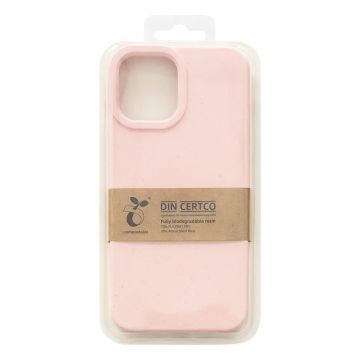 Carcasa biodegradabila Eco Shell compatibila cu iPhone 14 Pink