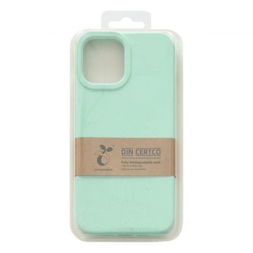 Carcasa biodegradabila Eco Shell compatibila cu iPhone 14 Pro Max Mint