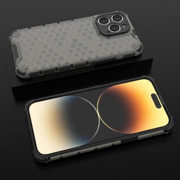 Carcasa Honeycomb compatibila cu iPhone 14 Pro Max Black