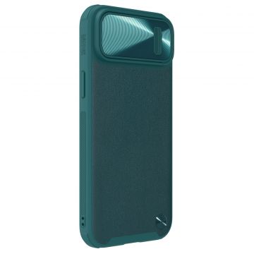 Carcasa Nillkin Cam Shield Leather S compatibila cu iPhone 14 Green