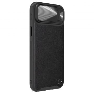 Carcasa Nillkin Cam Shield Leather S compatibila cu iPhone 14 Plus Black