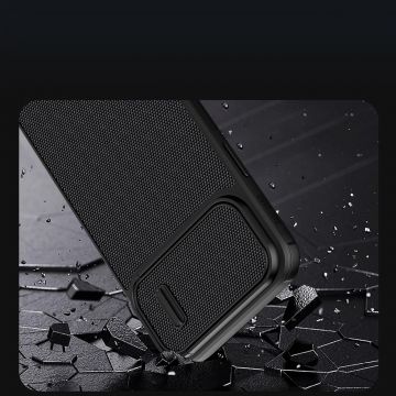Carcasa Nillkin Textured S compatibila cu iPhone 14 Black