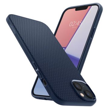 Carcasa Spigen Liquid Air compatibila cu iPhone 14 Plus Navy Blue