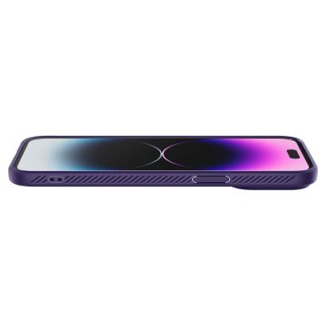 Carcasa Spigen Liquid Air compatibila cu iPhone 14 Pro Deep Purple