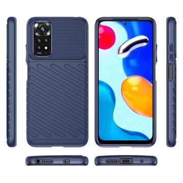 Carcasa Thunder Flexible compatibila cu Xiaomi Redmi Note 11/11S Blue