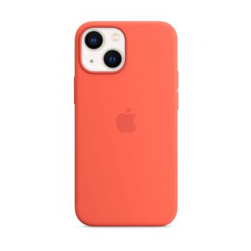 Husa de protectie Apple cu MagSafe pentru iPhone 13 mini Silicon Nectarine
