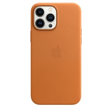 Husa de protectie Apple cu MagSafe pentru iPhone 13 Pro Max Golden Brown