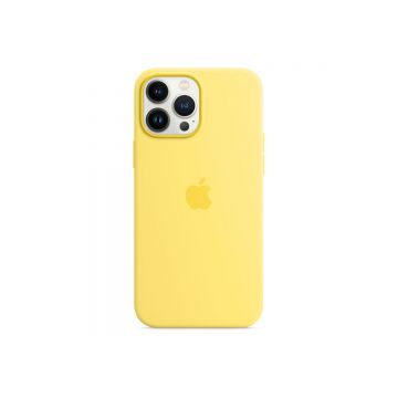 Husa de protectie Apple cu MagSafe pentru iPhone 13 Pro Max Silicon Lemon Zest