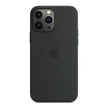 Husa de protectie Apple cu MagSafe pentru iPhone 13 Pro Max Silicon Midnight