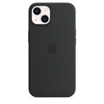 Husa de protectie Apple cu MagSafe pentru iPhone 13 Silicon Midnight