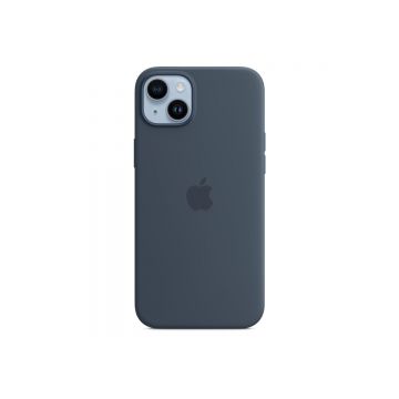 Husa de protectie Apple cu MagSafe pentru iPhone 14 Plus Silicon Storm Blue