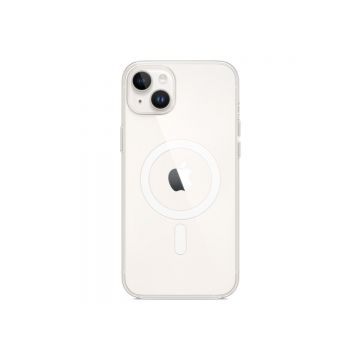 Husa de protectie Apple cu MagSafe pentru iPhone 14 Plus Transparent