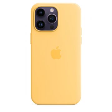 Husa de protectie Apple cu MagSafe pentru iPhone 14 Pro Max Silicon Sunglow