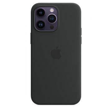 Husa de protectie Apple cu MagSafe pentru iPhone 14 Pro Silicon Midnight