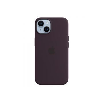 Husa de protectie Apple cu MagSafe pentru iPhone 14 Silicon Elderberry