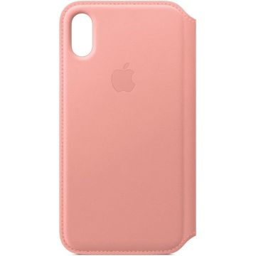 Husa de protectie Apple Folio pentru iPhone X Soft Pink