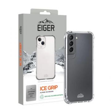 Husa Eiger Ice Grip pentru Samsung Galaxy S22 (Transparent)