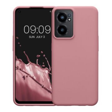 Husa Kwmobile pentru OnePlus Nord CE 2 5G, Silicon, Roz, 58116.193