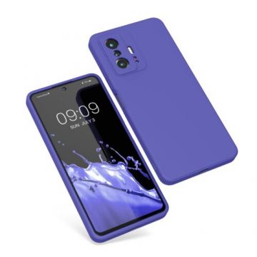 Husa Kwmobile pentru Xiaomi 11T/11T Pro, Silicon, Albastru, 56573.234