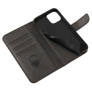 Husa Magnet Wallet Stand compatibila cu Realme 9 Pro Black