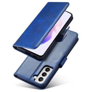 Husa Magnet Wallet Stand compatibila cu Samsung Galaxy S22 Blue