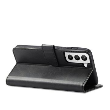 Husa Magnet Wallet Stand compatibila cu Samsung Galaxy S22 Plus Black