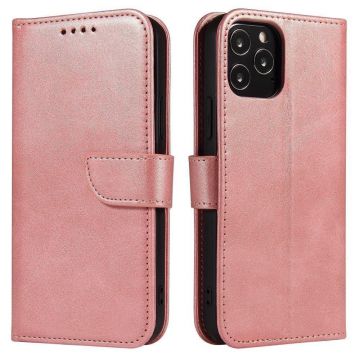 Husa Magnet Wallet Stand compatibila cu Xiaomi Redmi Note 11 Pro / 11 Pro 5G Pink