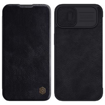 Husa Nillkin Qin Pro Leather compatibila cu iPhone 14 Black